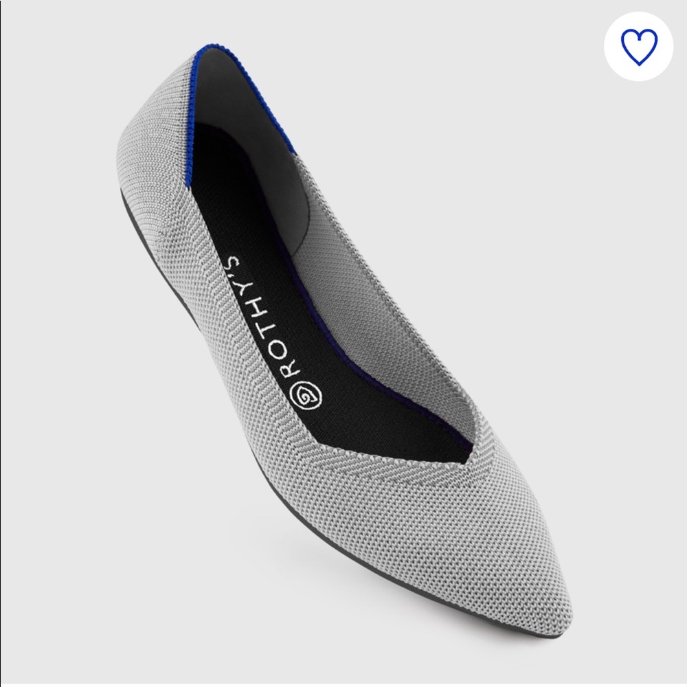 Brand new gray Rothys.  Never worn.
